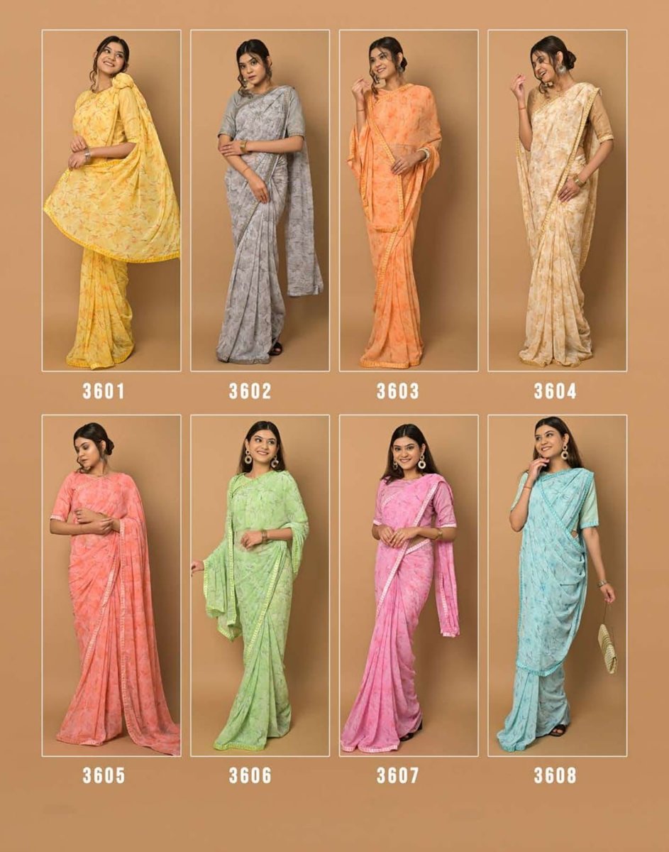 Ashima Summer Georgette 3601-3608 Series 9
