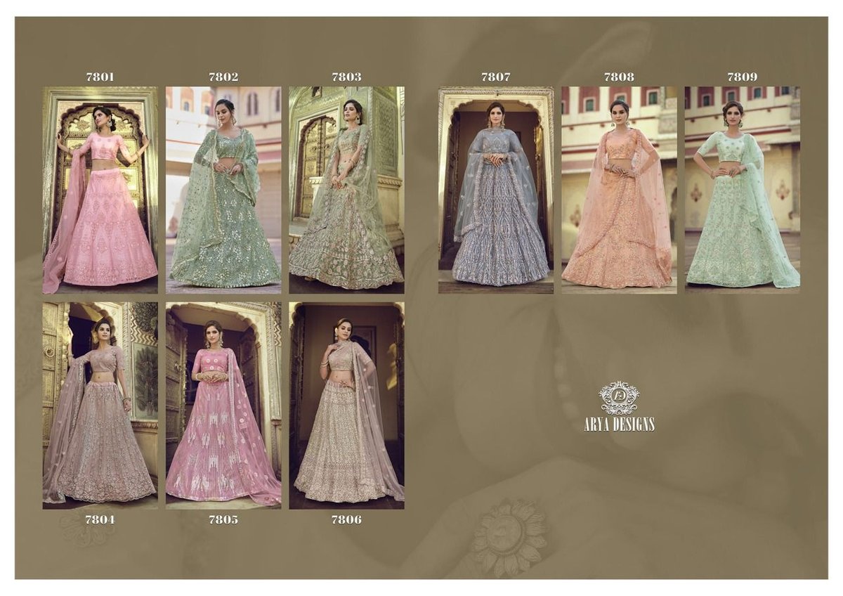 Arya Designs Khwaab Vol-5 7801-7809 Series 10