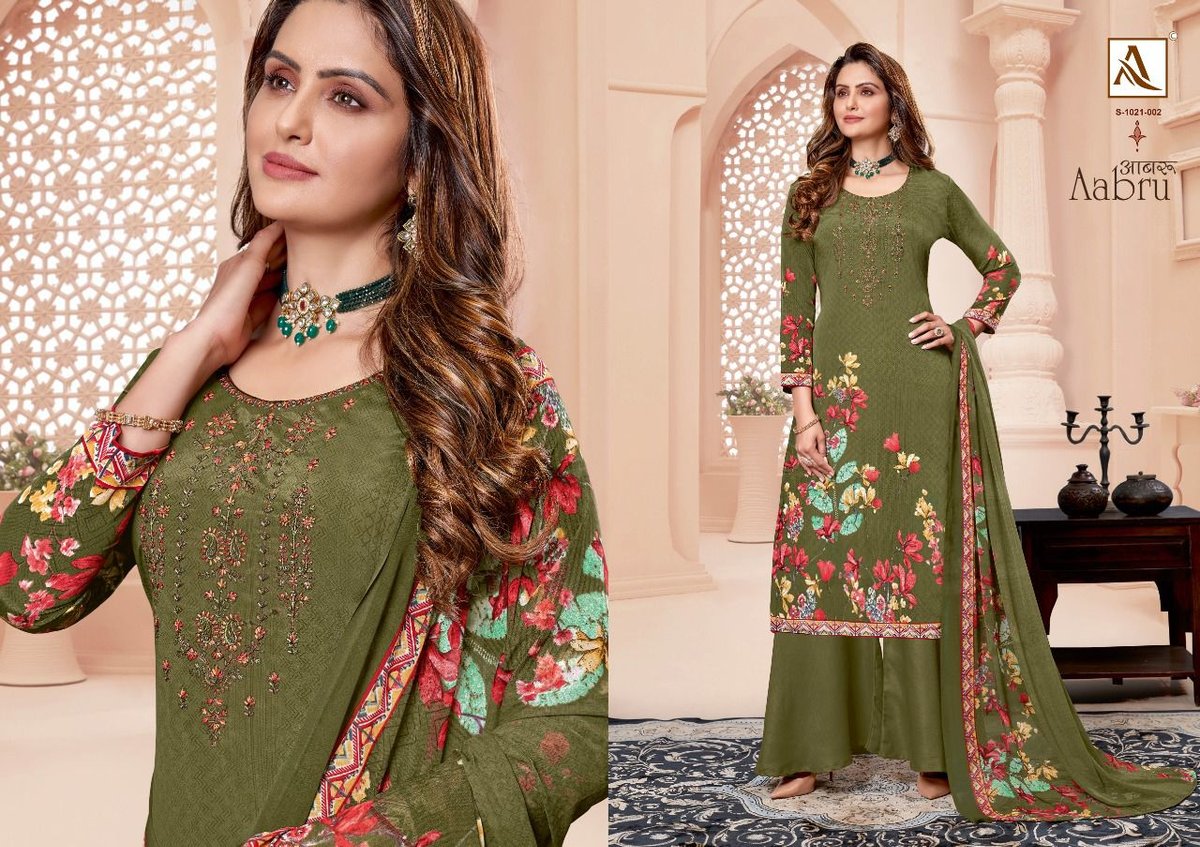Alok Suits Aabru 1021-001 To 1021-008 Series 2