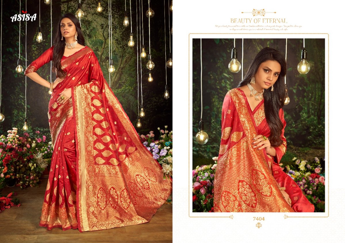Asisa Saree Panchi  7401-7406 Series 4