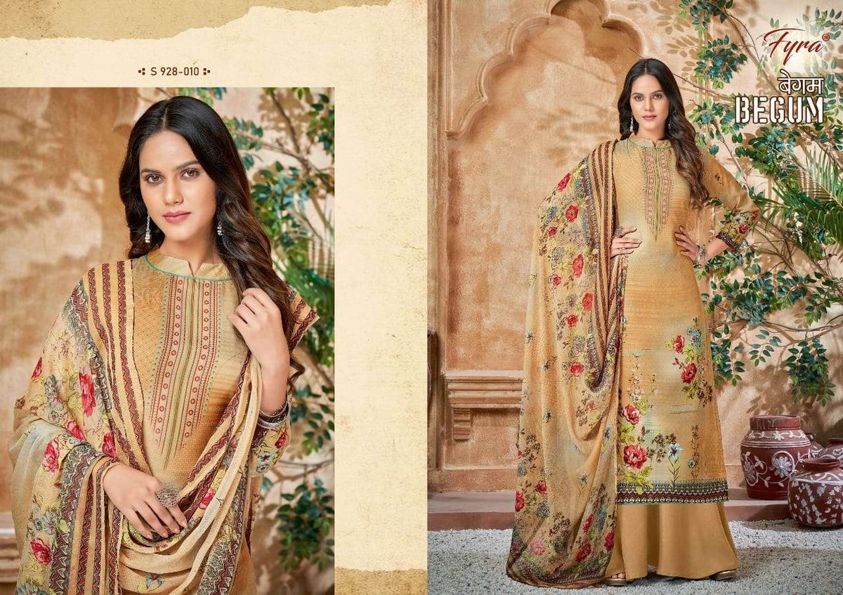 Alok Suit Fyra Begum 928-001 to 928-010 Series 10