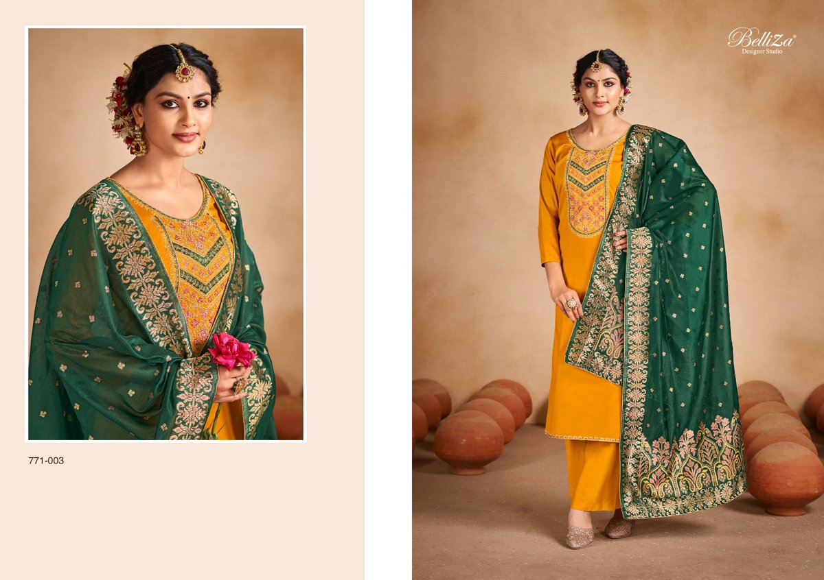 Belliza Designer Saadgi 771-001 to 771-008 Series 3