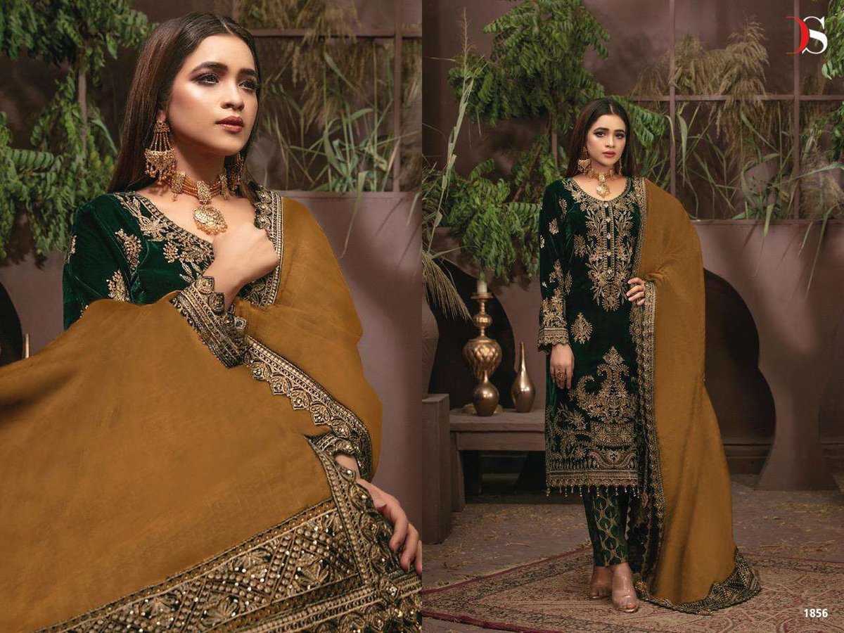 Deepsy Suits Rangrasiya Velvet Collection 1851-1856 Series 6