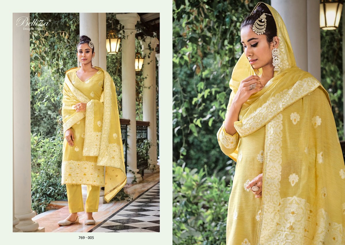 Belliza Designer Zeenat 769-001 To 769-006 Series 5