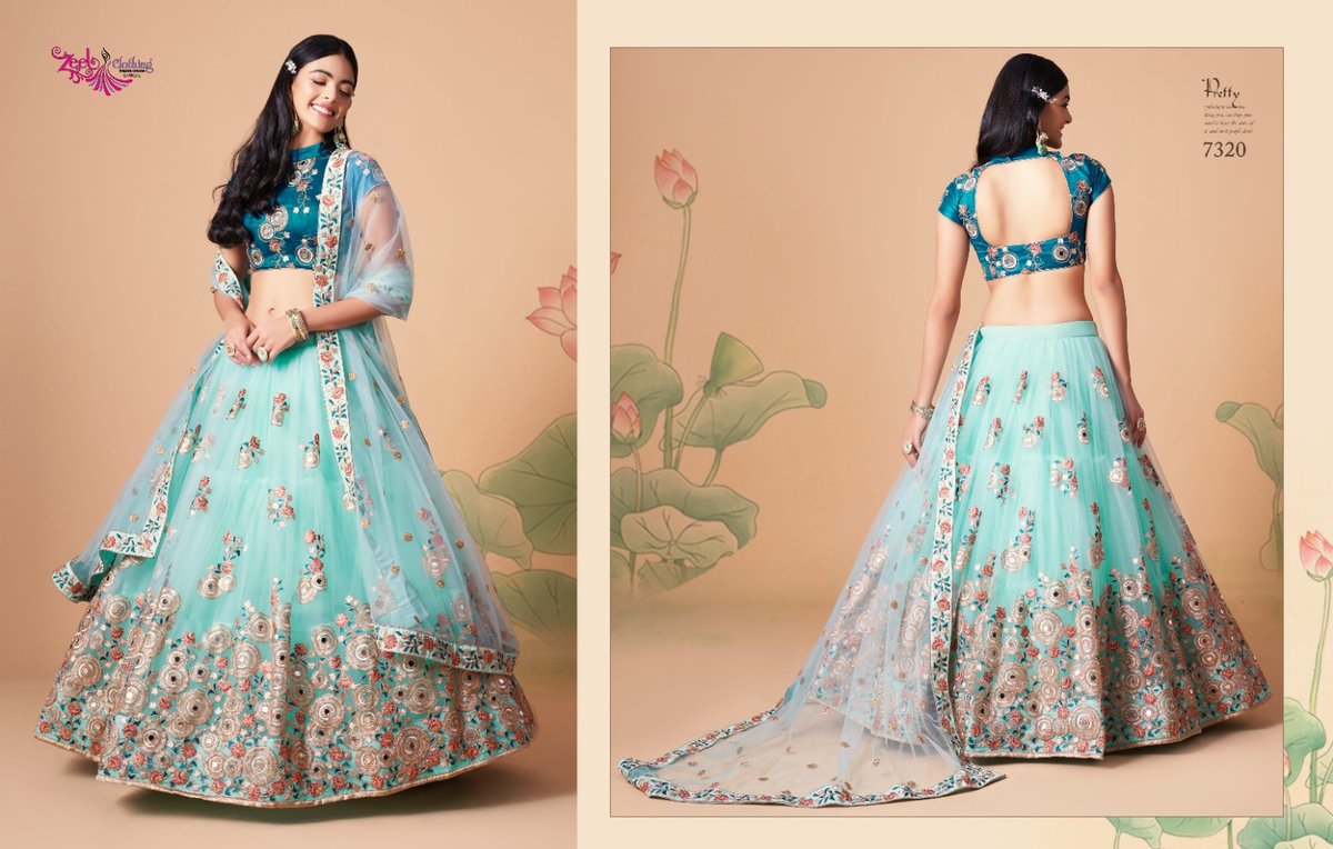 Zeel Clothing Neo Romantic Vol-3 7315-7326 Series 6