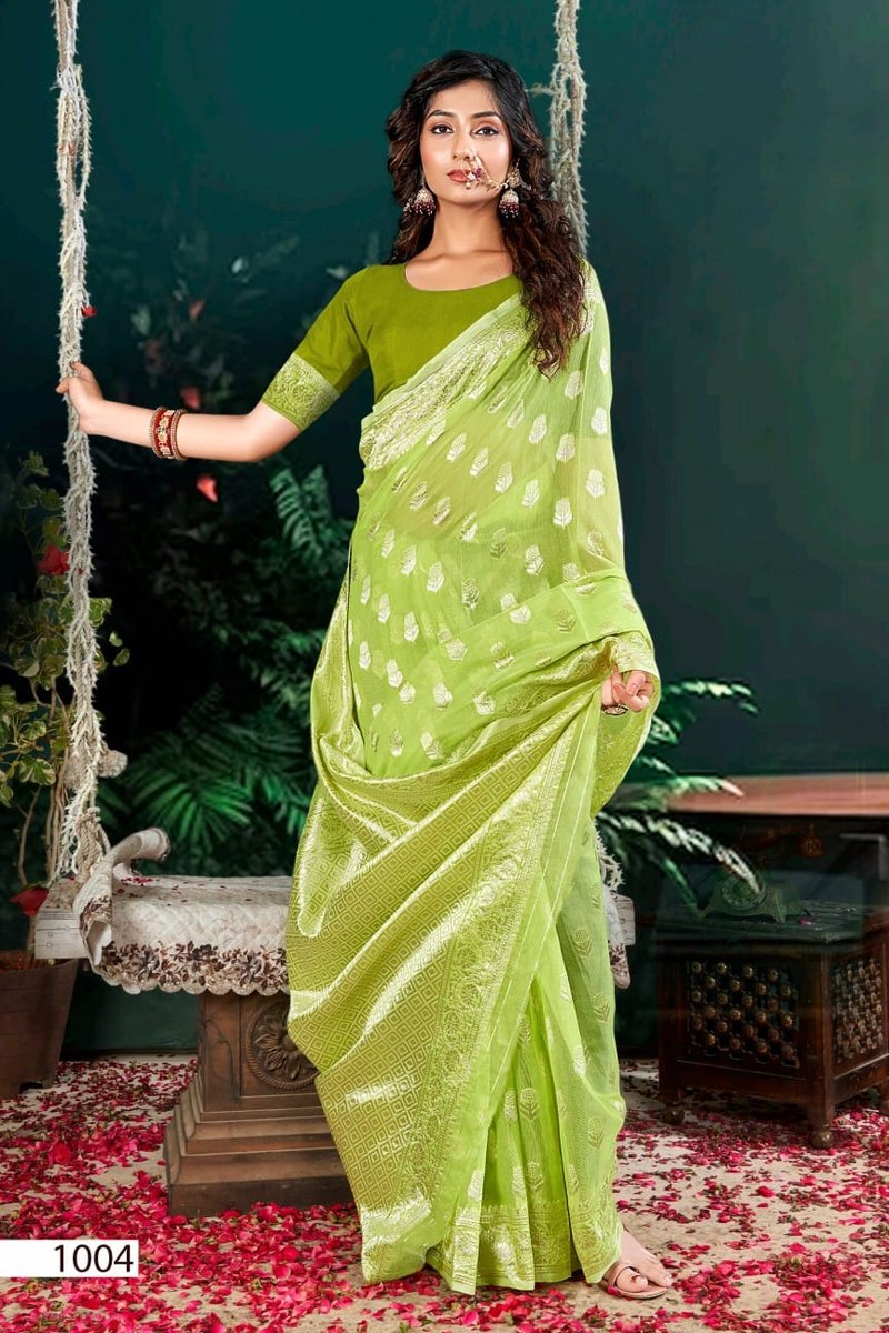 SAROJ SAREE PACIFIC COTTON VOL-3 1001 TO 1006 4
