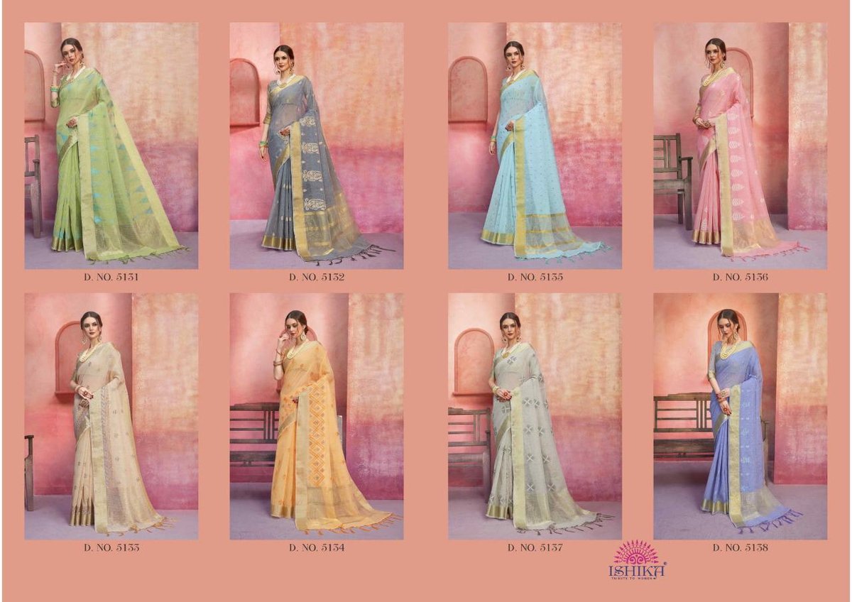 Ishika Saree Manthan 5131-5138 Series 8