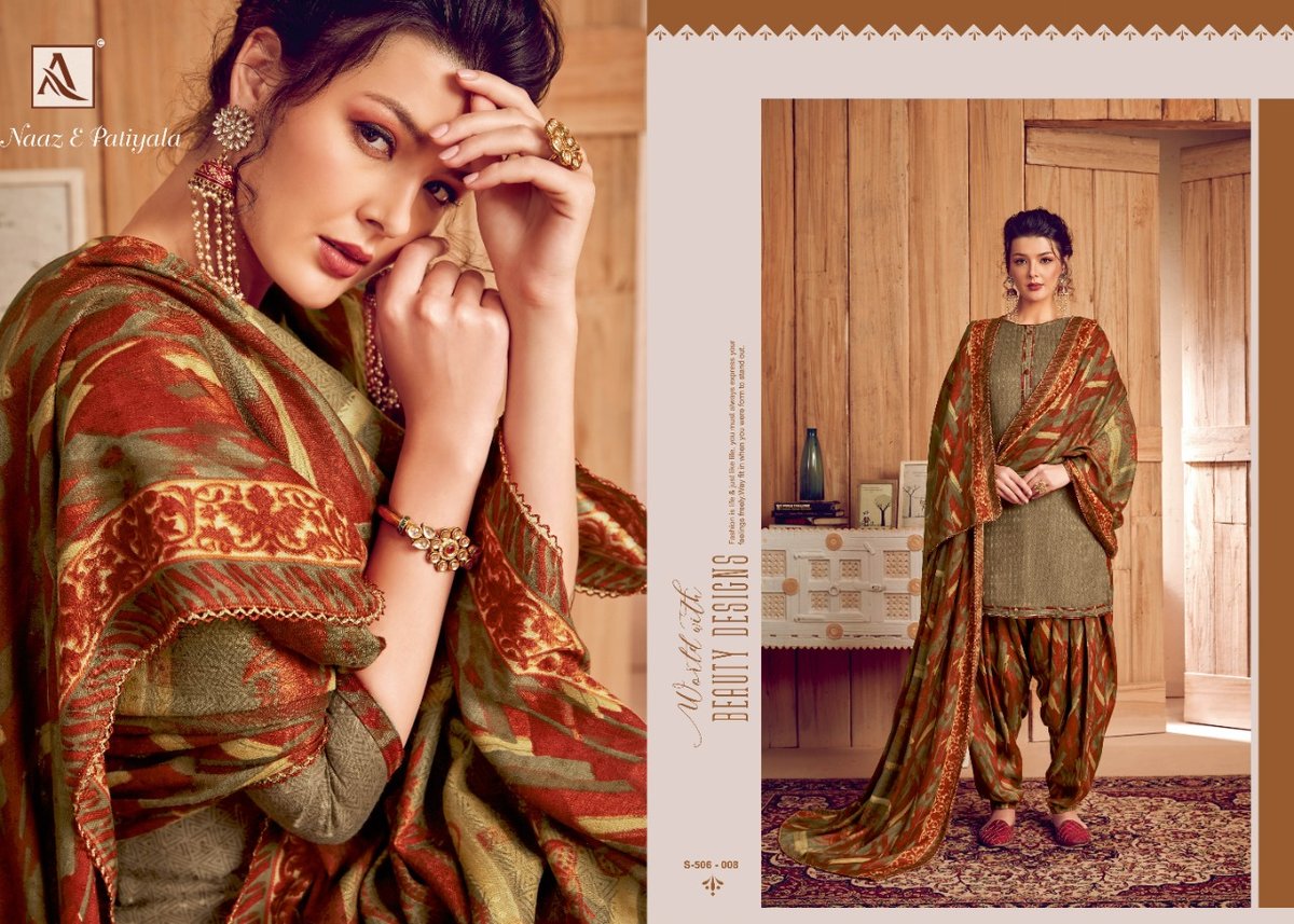 Alok Suits Naaz E Patiyala 506-001-506-010 Series 8