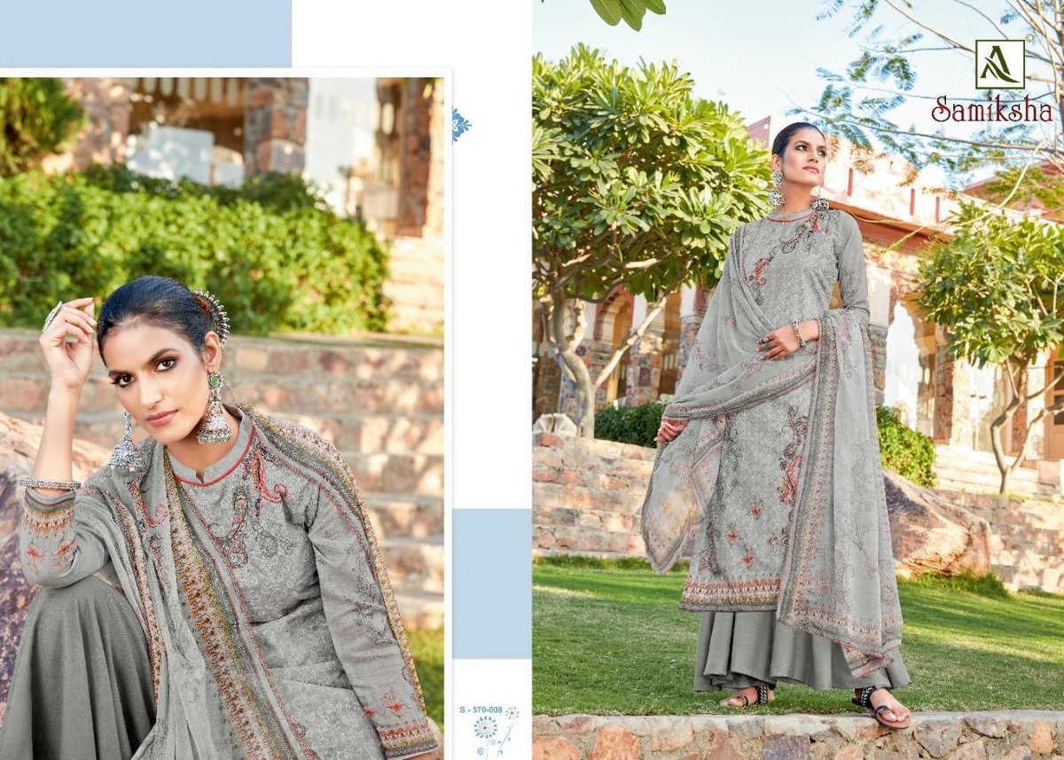 Alok Suits Samiksha 570-001 to 570-008 Series 8