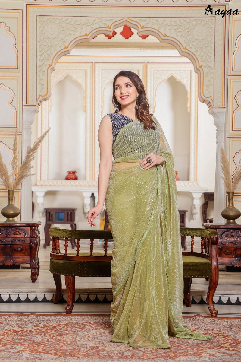 Aayaa Saree Aaradhna Vol-6 Colors 1