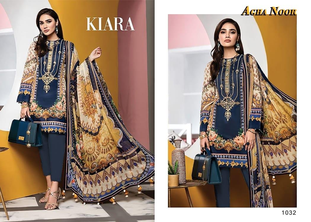 Agha Noor Luxury Lawn Collection Vol-3 1031-1040 Series 2