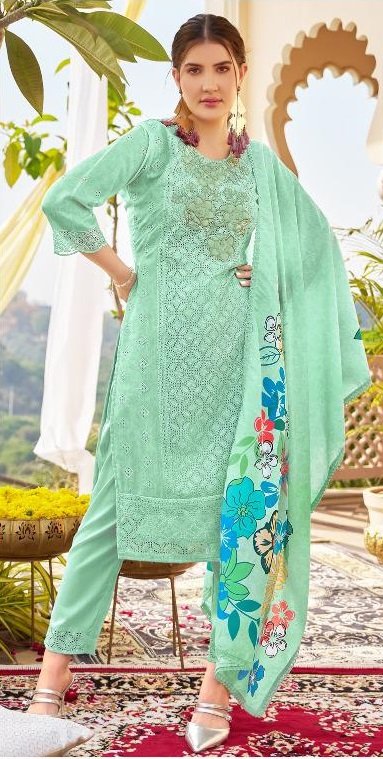 ISAVASYAM CORPORATION CHIKAN APPLIQUE 1001 TO 1006 4