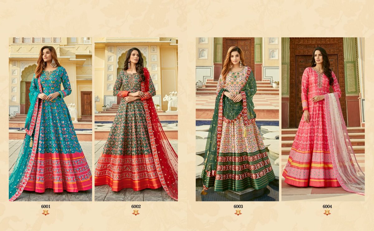 Virasat Gowns Padmasundari 6001-6004 Series 5
