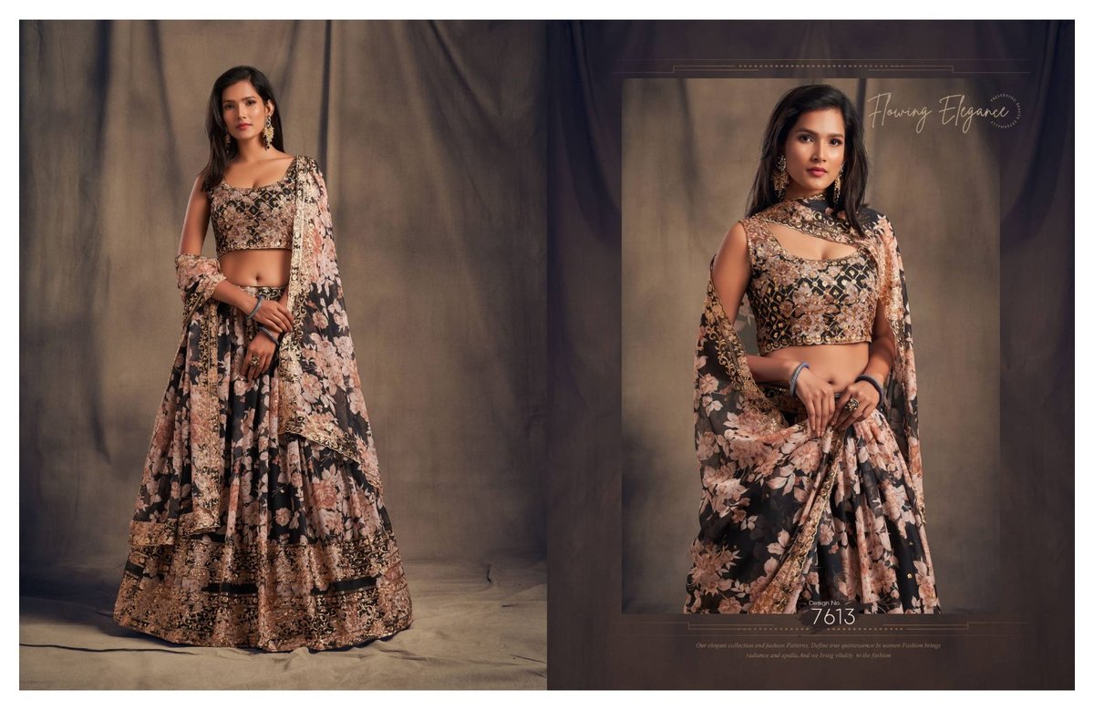 ZEEL FLORAL VOL-2 7611 TO 7619 3