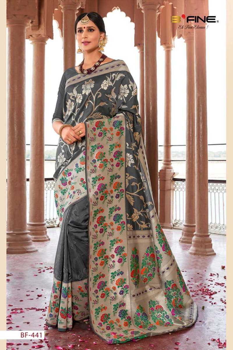 B Fine Saree Aks 439-451 Series 3