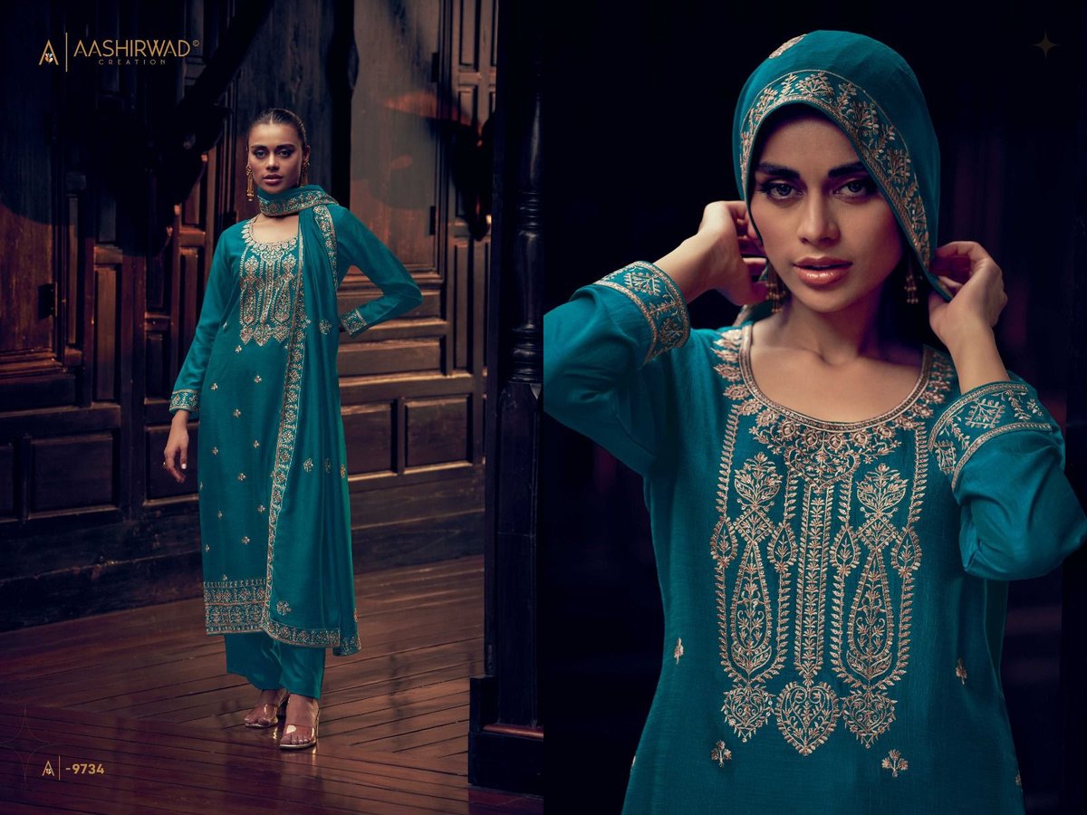 Aashirwad Creation Tulip 9733-9738 Series 2