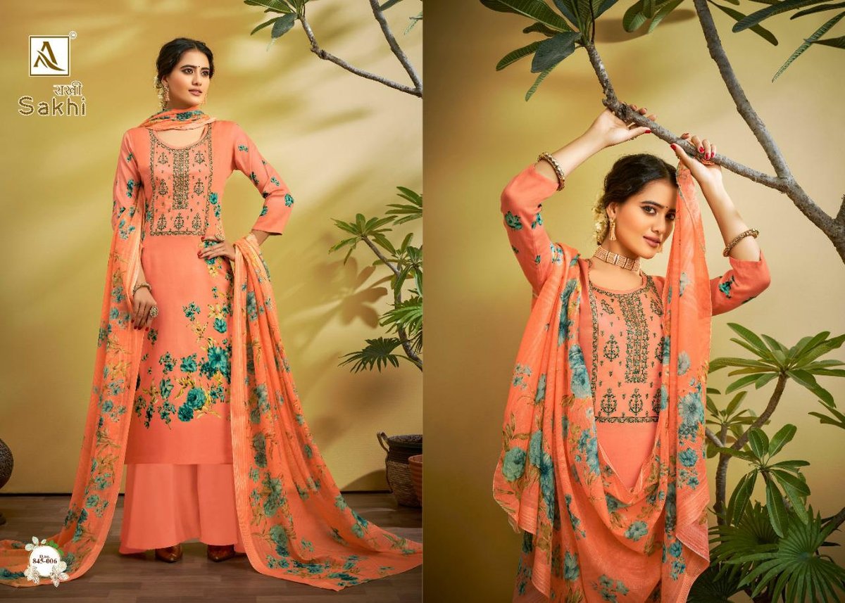 Alok Suits Sakhi 845-001 to 845-010 Series 6