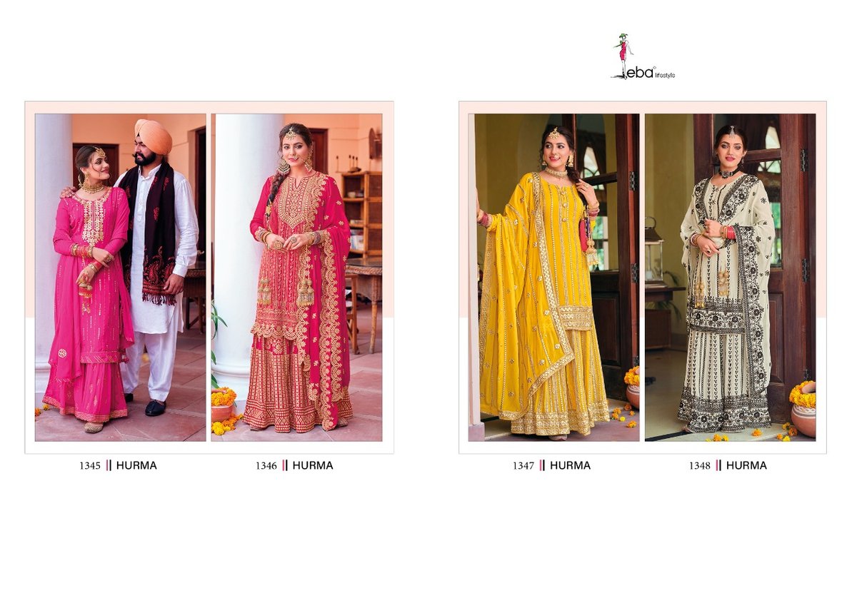 Eba Lifestyle Karwa Choth Special Hurma Vol-36 1345-1348 Series 5