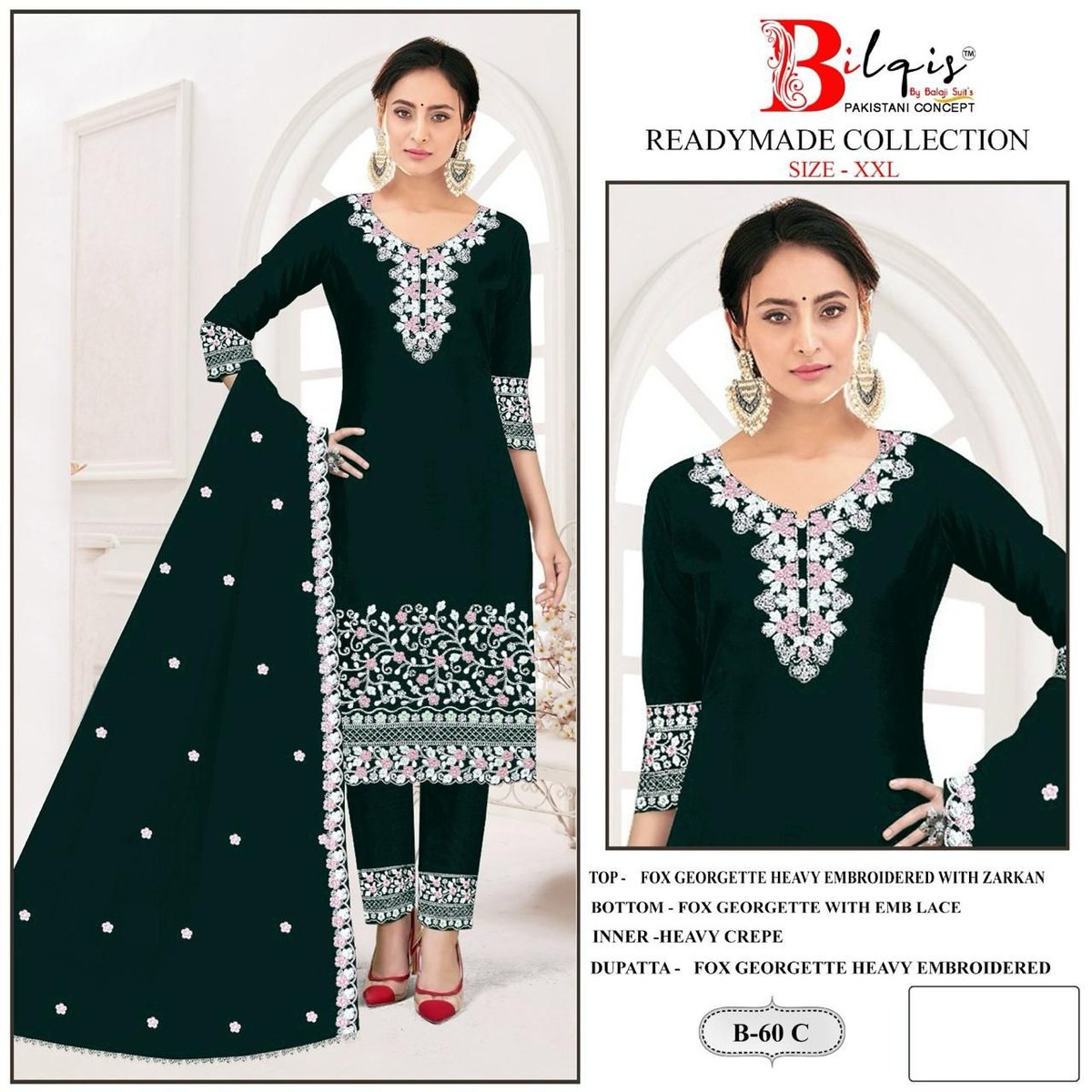 BILQIS READYMADE COLLECTION B-60-A TO B-60-D 3