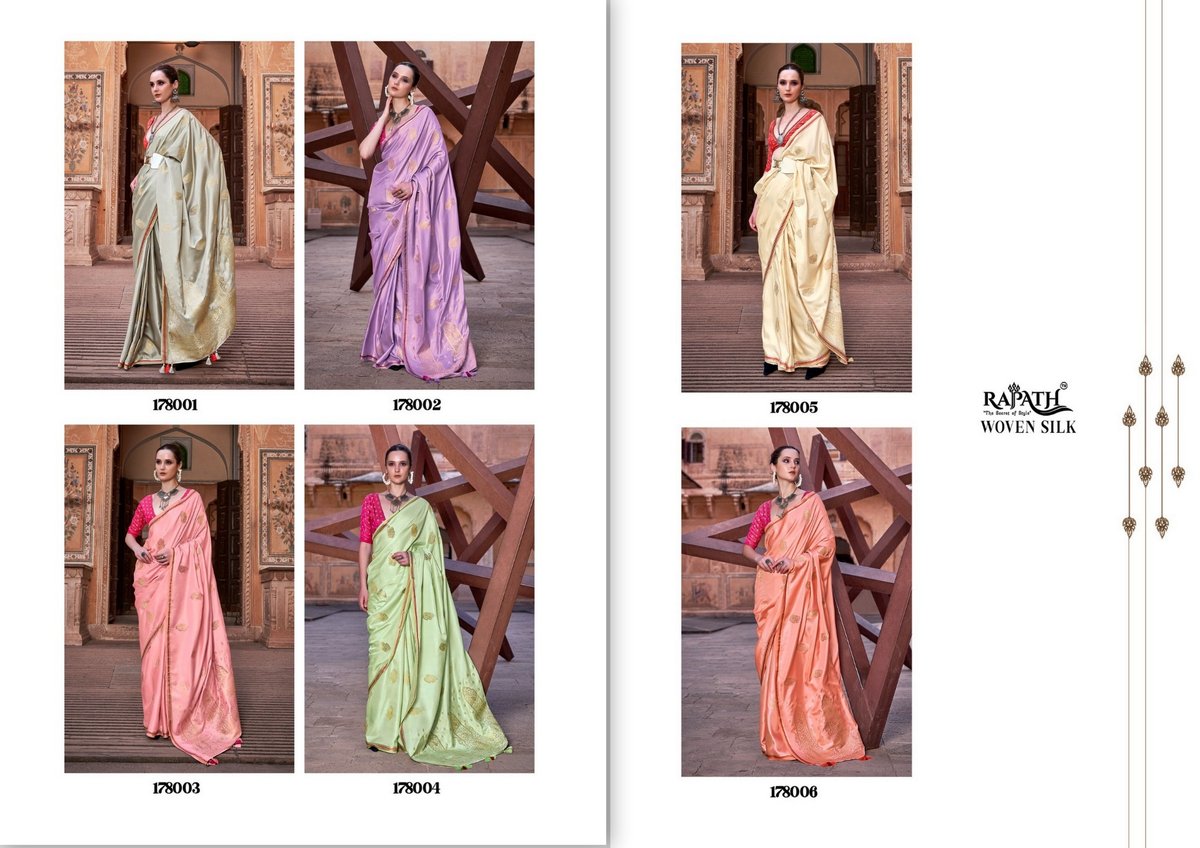 Rajpath Fabrics Woven Silk 178001-178006 Series 7