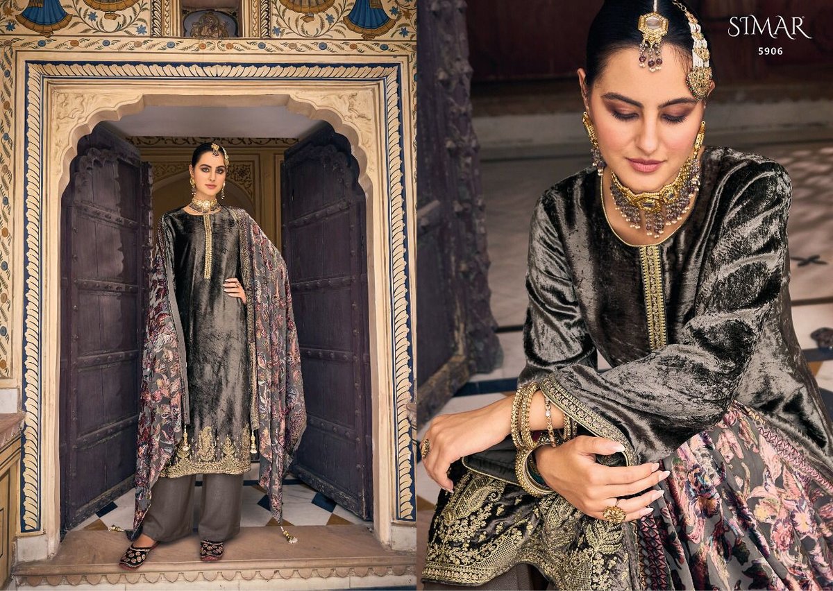 Glossy Simar Saanvi 5904-5909 Series 3