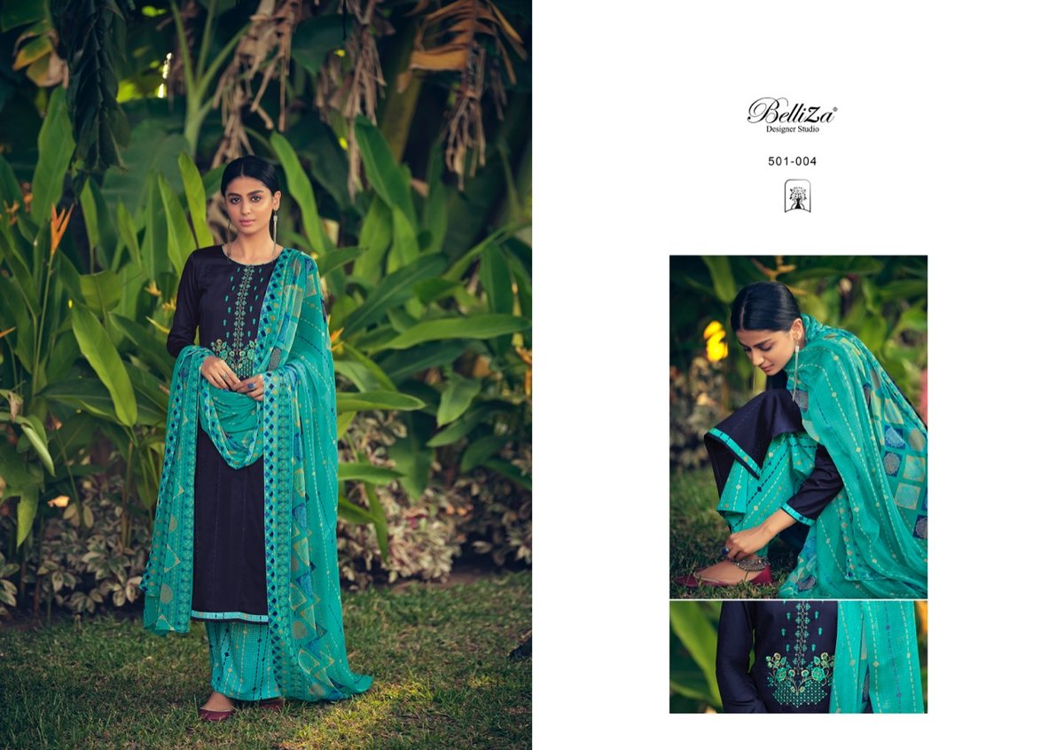 Belliza Designer Nazar-Patiyala Vol-5 501-001-501-010 Series. 4