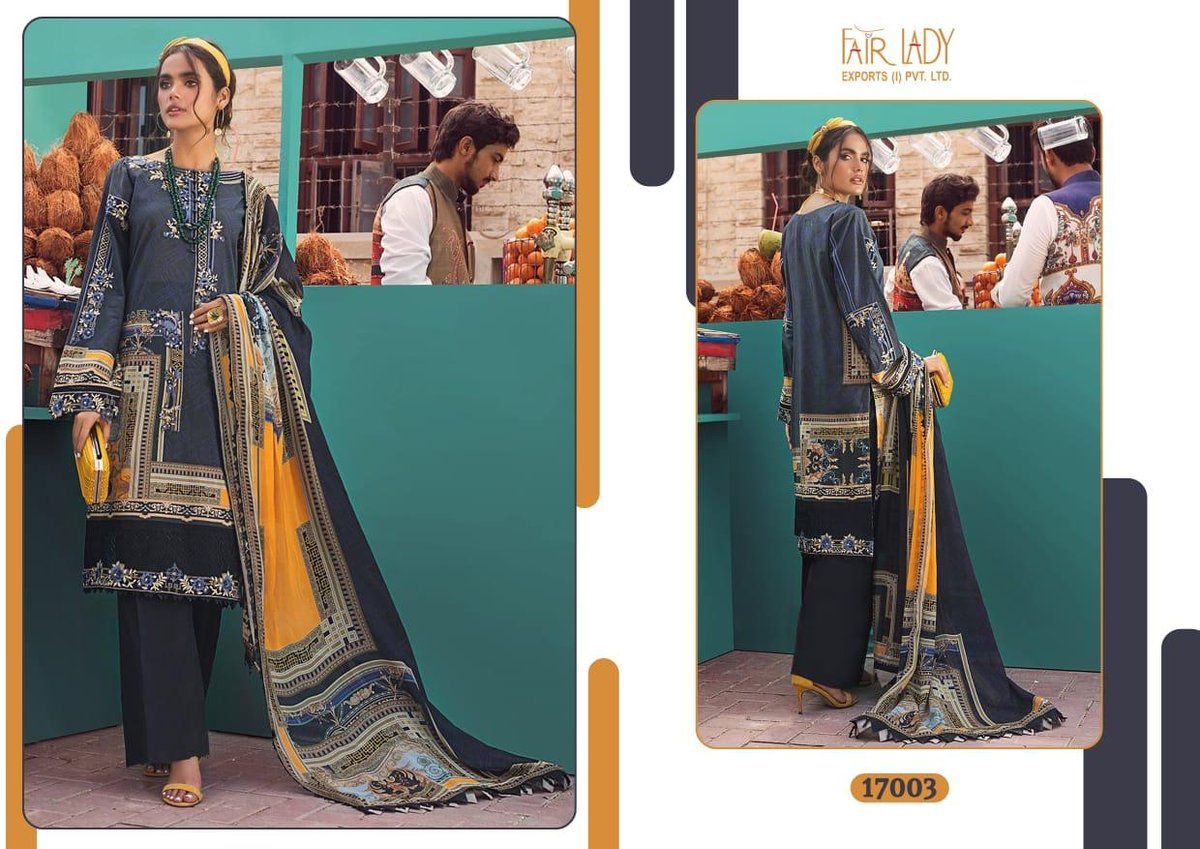 Fair Lady Ayesha Zara Premium Lawn Collection 17001-17005 Series 3
