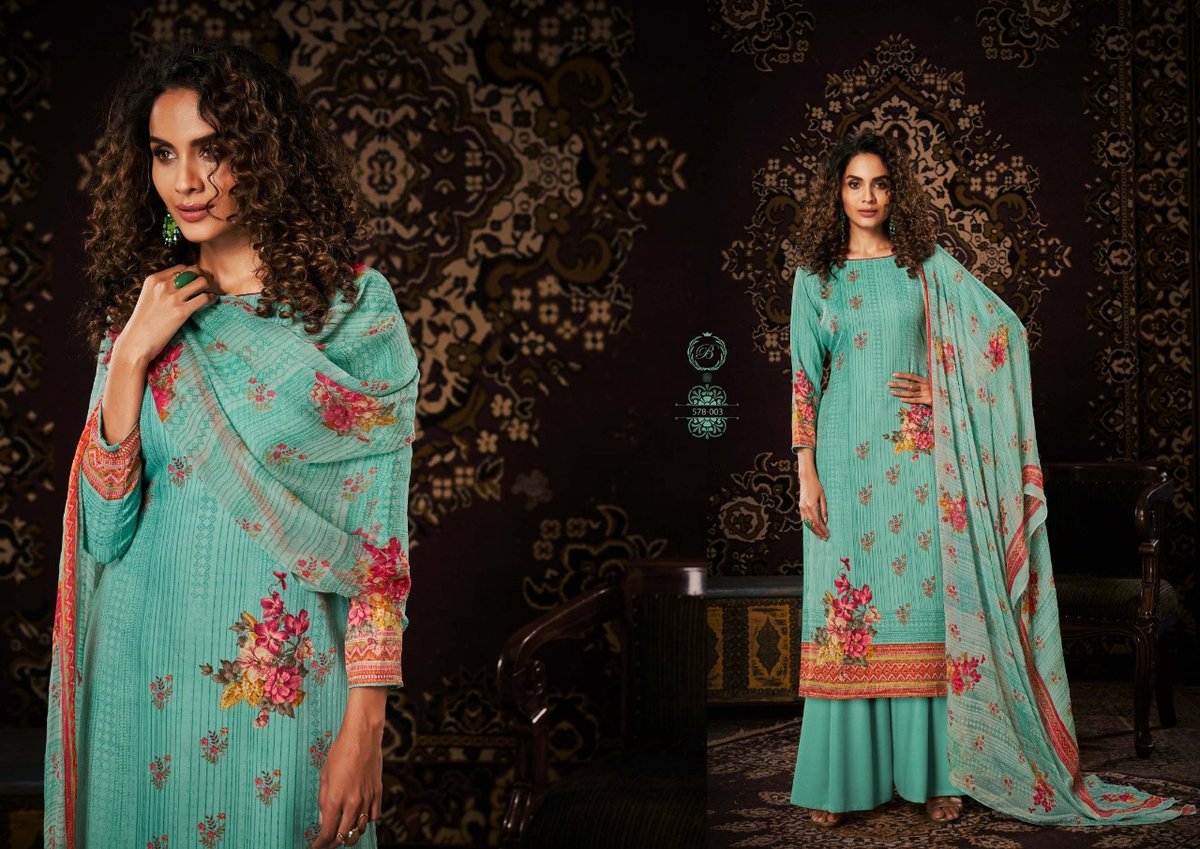 Belliza Designer Noor 578-001 To 578-010 Series 3