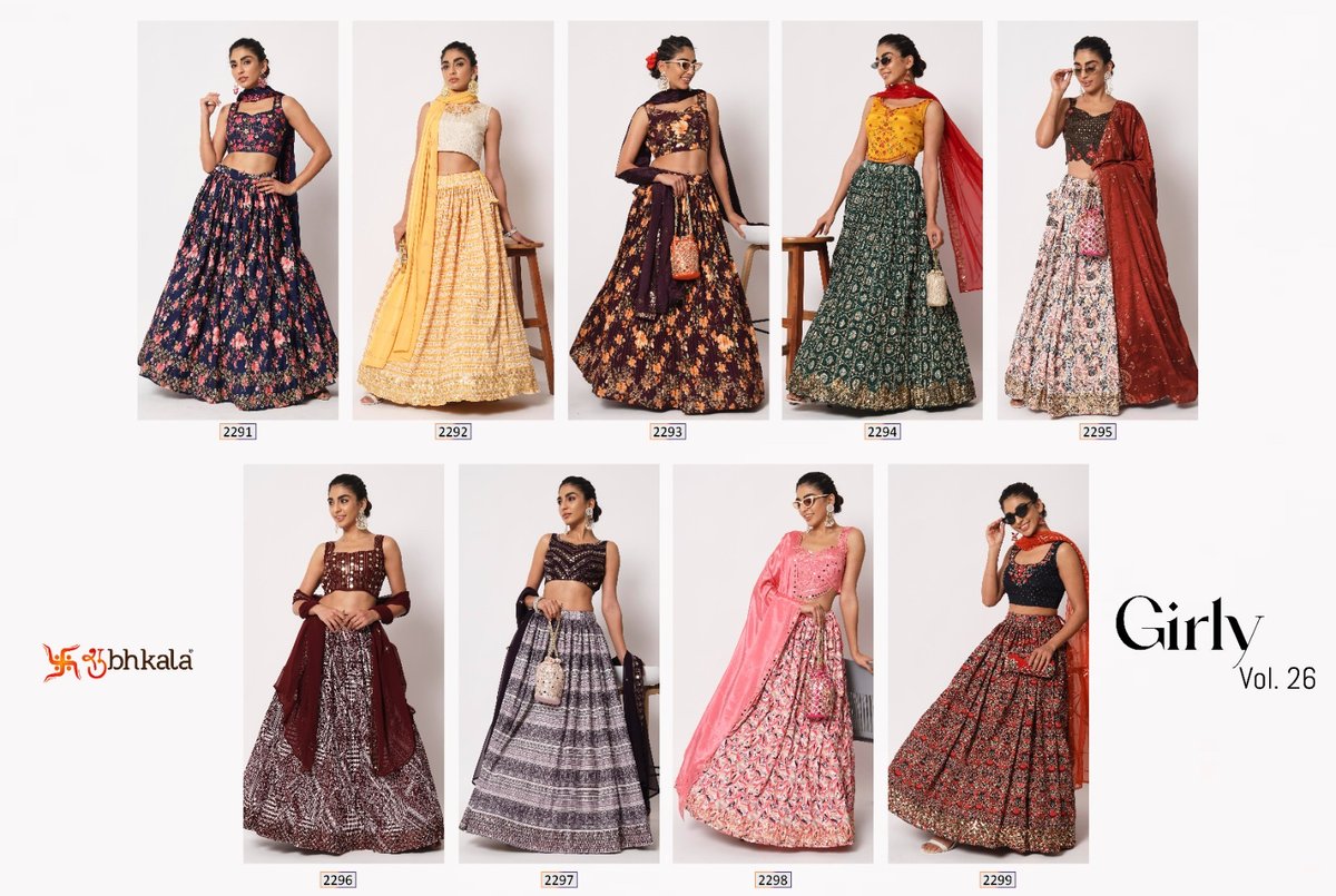 Shubhkala Girly Vol-26 2291-2299 Series 10