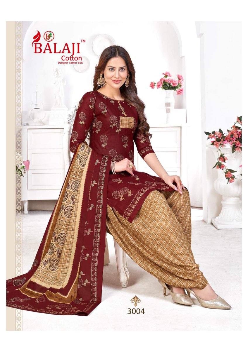 Balaji Cotton Sui Dhaga Vol-3 3001-3012 Series 4