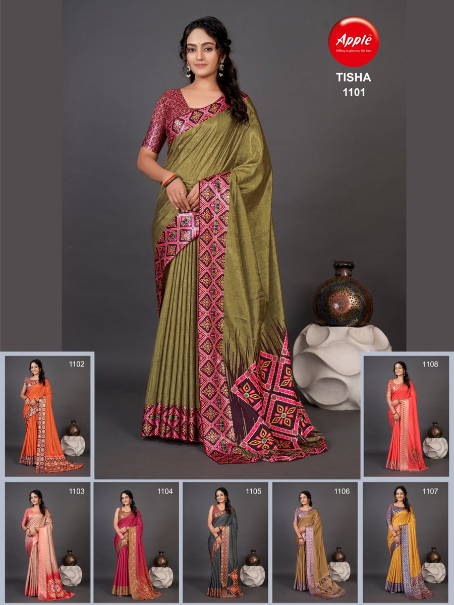 Apple Saree Tisha 1101-1108 Series 9