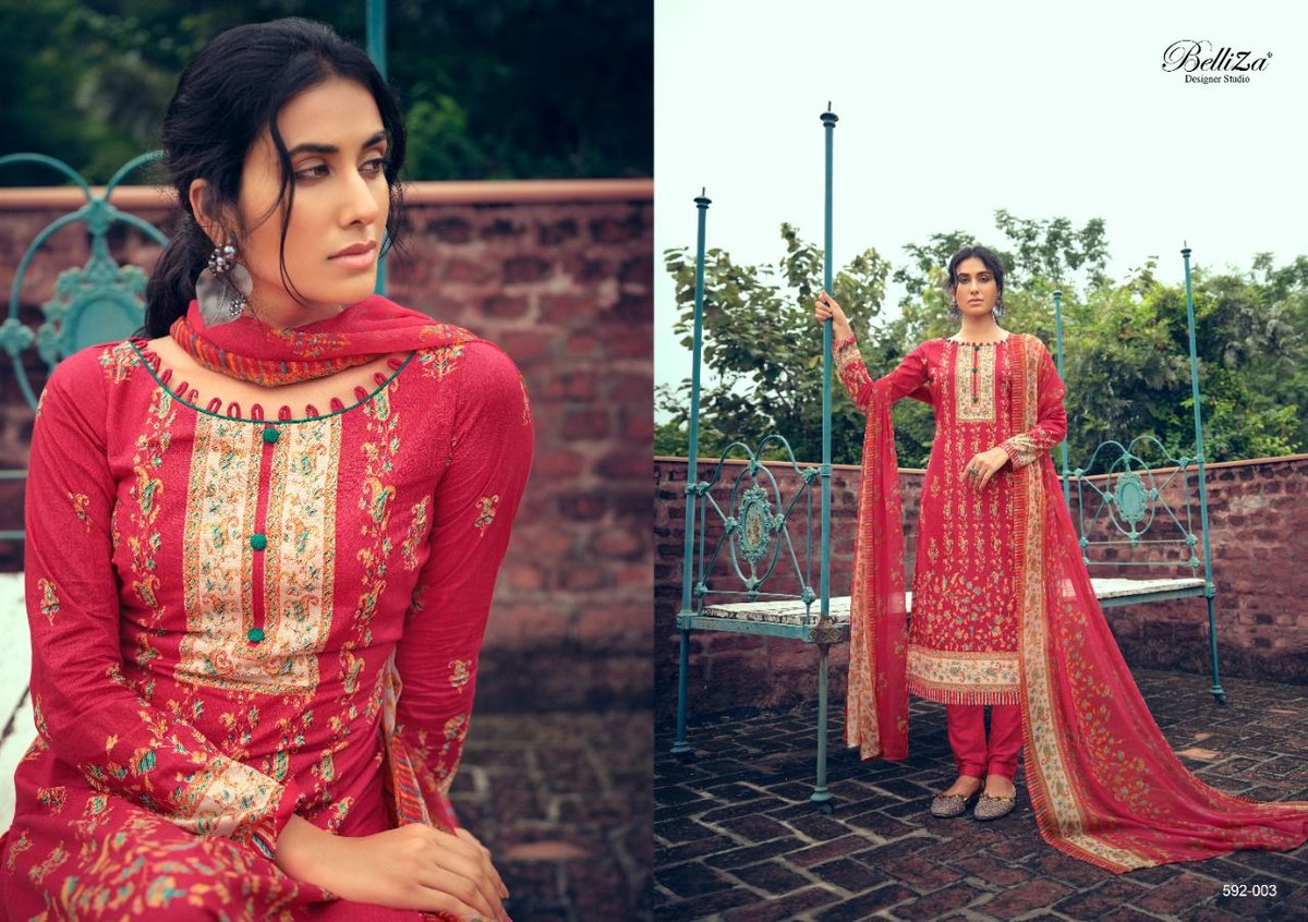 Belliza Designer Nainpreet 592-001 to 592-010 Series 3