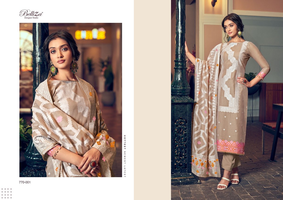 Belliza Designer Odhni 770-001 to 770-006 Series 1