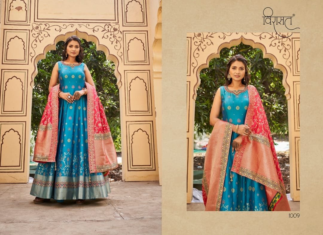 Virasat Gowns Banarasiya Vol-2 1006-1011 Series 4