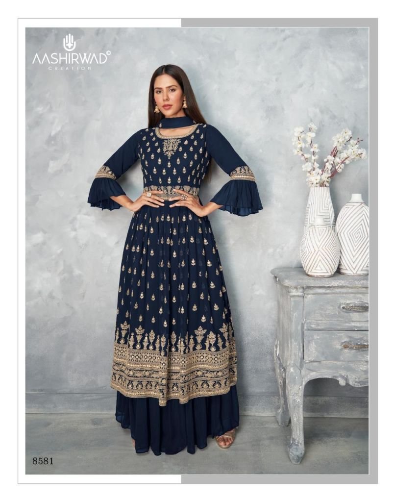 Aashirwad Creation Satrangi 8581-8585 Series 1