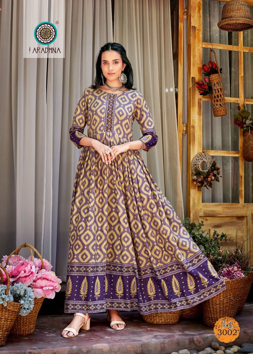 Aradhna Fashion Ikat Vol-3 3001-3012 Series 2