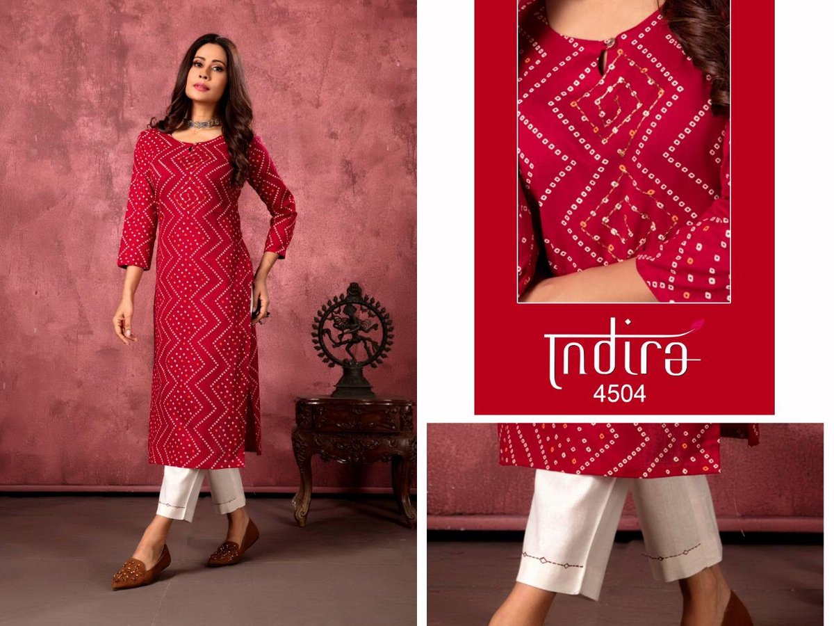 Indira Apparel‚Äôs Bandhej 4501-4504 Series 4