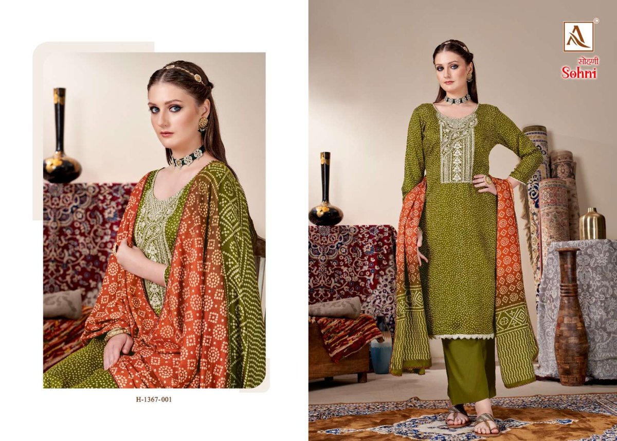 Alok Suit Sohni 1367-001 to 1367-008 Series 1
