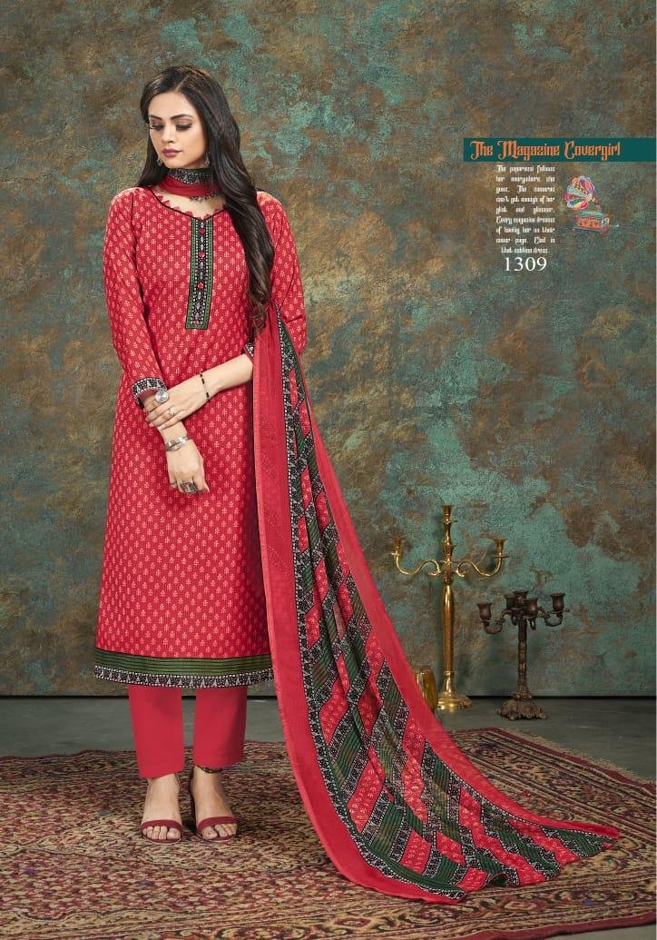 Bipson Prints Naaz 1302-1309 Series 8
