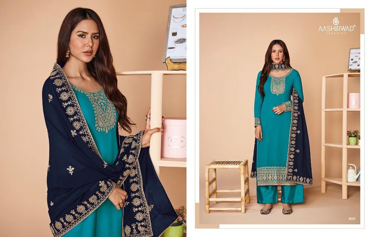 Aashirwad Creation Alfaaz 8559-8566 Series 1