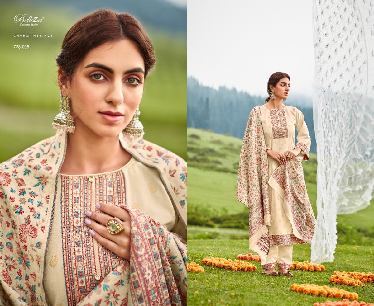 Belliza Designer Izaara 728-001 to 728-008 Series 6