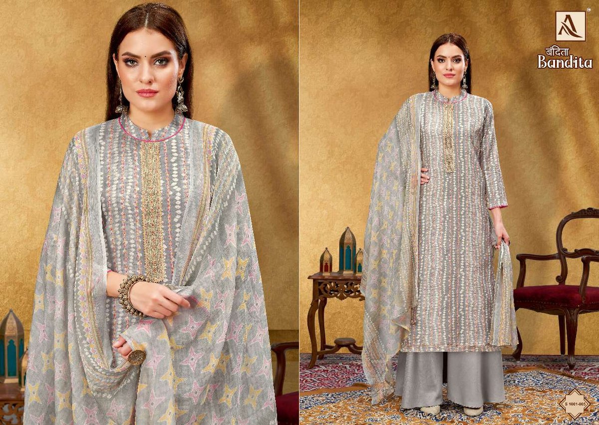Alok Suit Bandita 1061-001 to 1061-008 Series 5