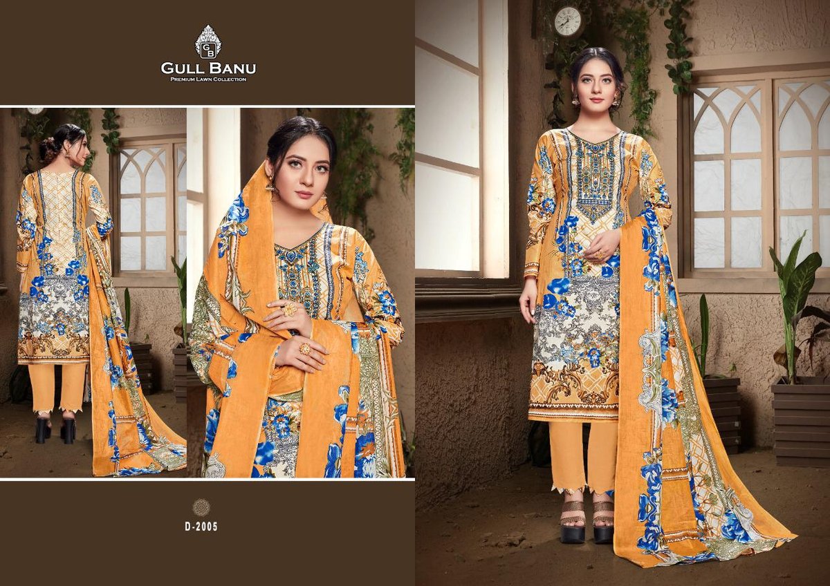 Gulbanu Vol-2 Premium Lawn Collection 2001-2010 Series 5