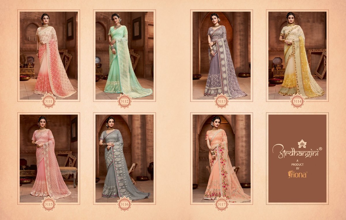 Ardhangini Saree Sukaniya 3111-3117 Series 8