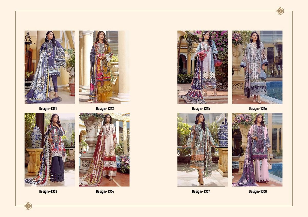 Deepsy Suits Firdous Lawn 22 Vol-2 1361-1368 Series 9