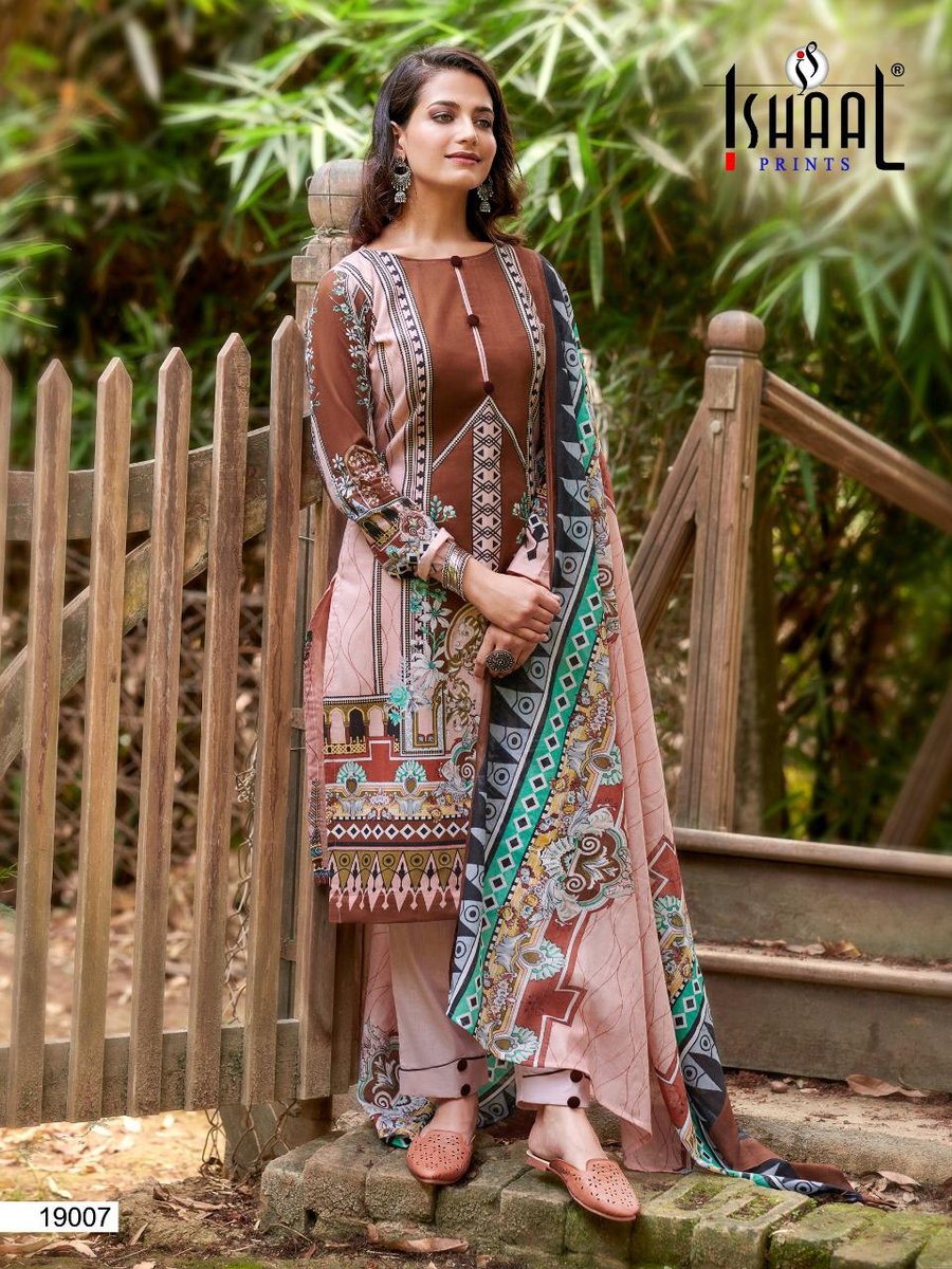 Ishaal Prints Gulmohar Vol-19 19001-19010 Series 7
