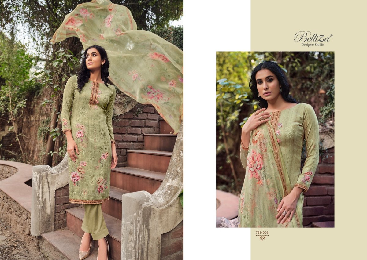 Belliza Designer Parnika 768-001 to 768-006 Series 3