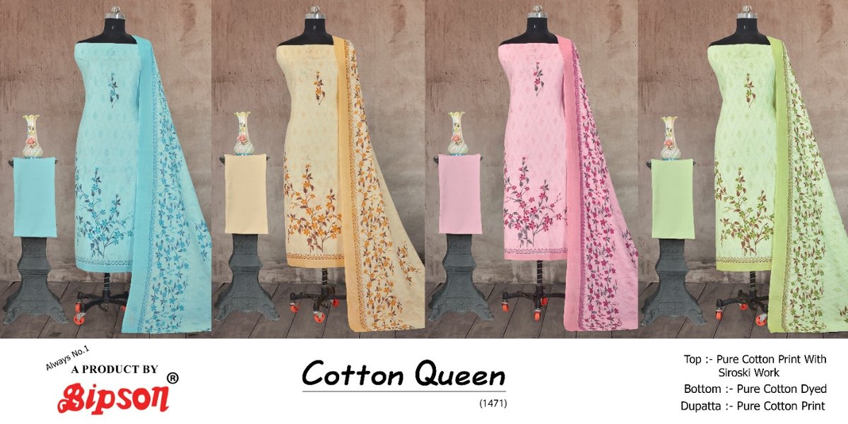 Bipson Prints Cotton Queen 1471 Colors 5