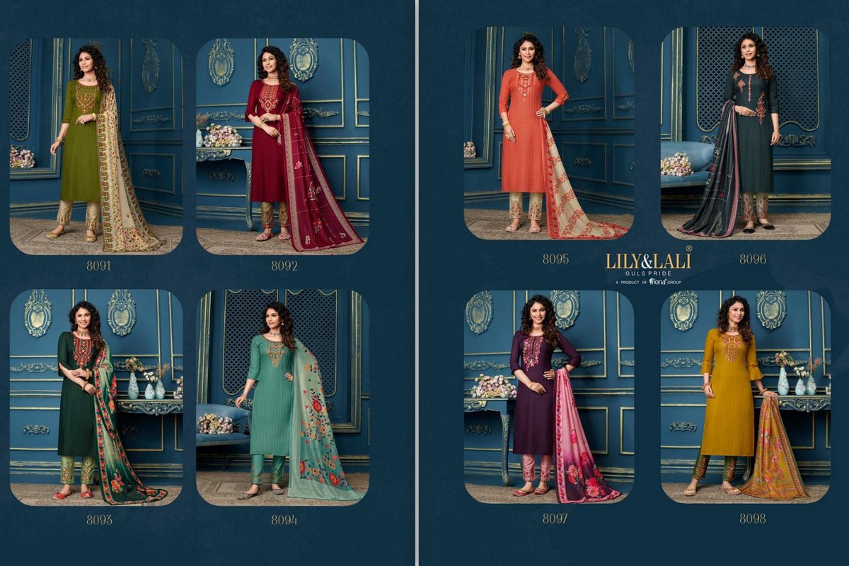 Lily And Lali Meher  8091-8098 Series 9