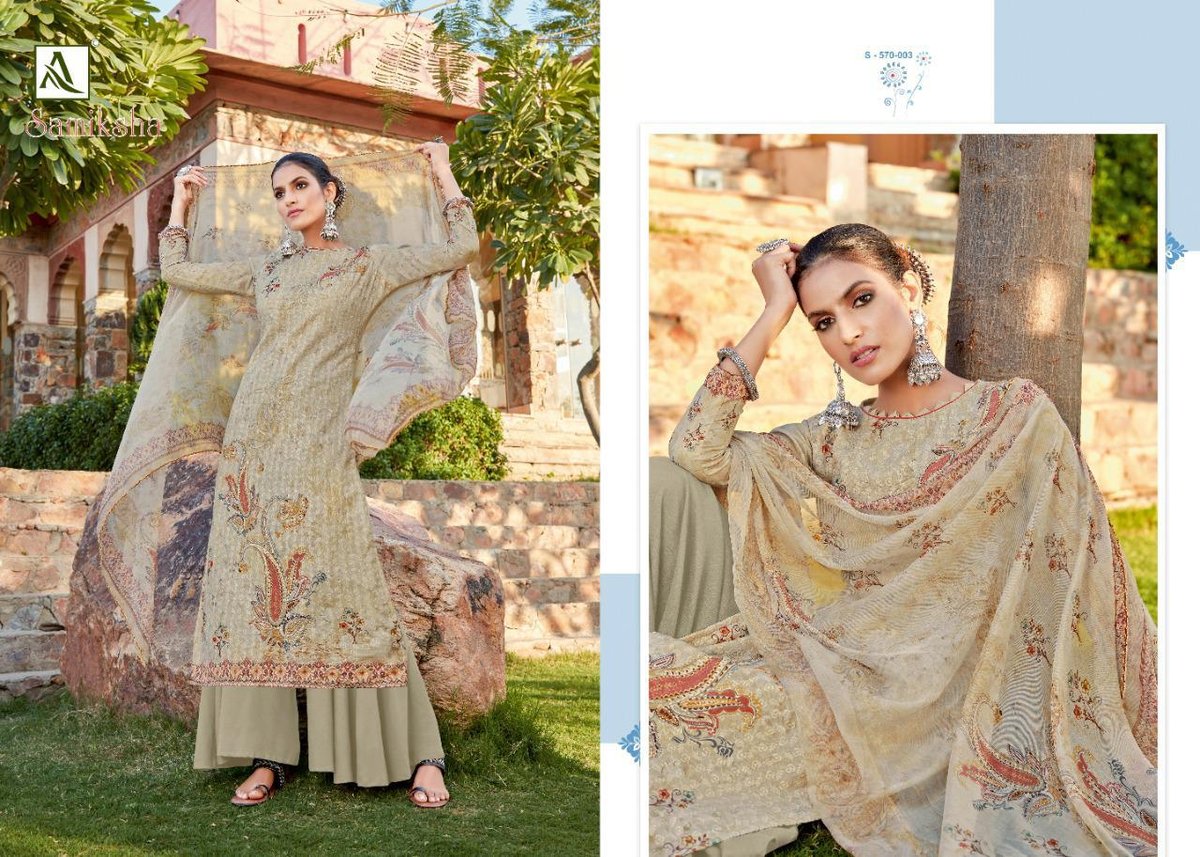 Alok Suits Samiksha 570-001 to 570-008 Series 3